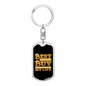 Best Buy of My Life Crypto Keychain Stainless Steel or 18k Gold Dog Tag Keyring-Express Your Love Gifts