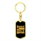 Best Buy of My Life Crypto Keychain Stainless Steel or 18k Gold Dog Tag Keyring-Express Your Love Gifts