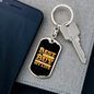 Best Buy of My Life Crypto Keychain Stainless Steel or 18k Gold Dog Tag Keyring-Express Your Love Gifts