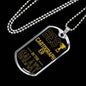Best Cartographer In The Galaxy Necklace Stainless Steel or 18k Gold Dog Tag w 24"-Express Your Love Gifts