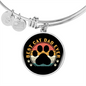 Best Cat Dad Bracelet Stainless Steel or 18k Gold Circle Bangle-Express Your Love Gifts