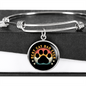 Best Cat Dad Bracelet Stainless Steel or 18k Gold Circle Bangle-Express Your Love Gifts