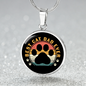 Best Cat Dad Ever Circle Necklace Stainless Steel or 18k Gold 18-22-Express Your Love Gifts
