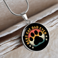 Best Cat Dad Ever Circle Necklace Stainless Steel or 18k Gold 18-22-Express Your Love Gifts
