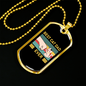 Best Cat Dad Ever Necklace Stainless Steel or 18k Gold Dog Tag 24" Chain-Express Your Love Gifts