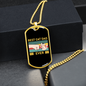 Best Cat Dad Ever Necklace Stainless Steel or 18k Gold Dog Tag 24" Chain-Express Your Love Gifts