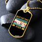 Best Cat Dad Ever Necklace Stainless Steel or 18k Gold Dog Tag 24" Chain-Express Your Love Gifts