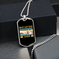 Best Cat Dad Ever Necklace Stainless Steel or 18k Gold Dog Tag 24" Chain-Express Your Love Gifts