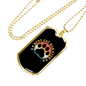 Best Cat Dad Necklace Stainless Steel or 18k Gold Dog Tag 24" Chain-Express Your Love Gifts