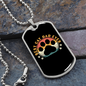 Best Cat Dad Necklace Stainless Steel or 18k Gold Dog Tag 24" Chain-Express Your Love Gifts