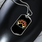 Best Cat Dad Necklace Stainless Steel or 18k Gold Dog Tag 24" Chain-Express Your Love Gifts