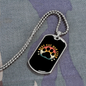 Best Cat Dad Necklace Stainless Steel or 18k Gold Dog Tag 24" Chain-Express Your Love Gifts
