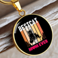 Best Cat Mom Ever Circle Necklace Stainless Steel or 18k Gold 18-22-Express Your Love Gifts