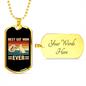 Best Cat Mom Necklace Stainless Steel or 18k Gold Dog Tag 24" Chain-Express Your Love Gifts