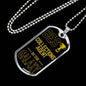 Best Collections Agent In The Galaxy Necklace Stainless Steel or 18k Gold Dog Tag w 24"-Express Your Love Gifts