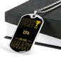 Best CPA In The Galaxy Necklace Stainless Steel or 18k Gold Dog Tag w 24"-Express Your Love Gifts