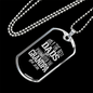 Best Dads Promoted To Grandpa Dog Tag Stainless Steel or 18k Gold 24" Chain-Express Your Love Gifts