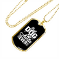 Best Dog Auntie Ever Necklace Stainless Steel or 18k Gold Dog Tag 24" Chain-Express Your Love Gifts