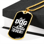 Best Dog Auntie Ever Necklace Stainless Steel or 18k Gold Dog Tag 24" Chain-Express Your Love Gifts