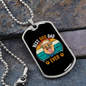Best Dog Dad Ever Necklace Stainless Steel or 18k Gold Dog Tag 24" Chain-Express Your Love Gifts
