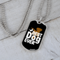 Best Dog Ever Necklace Stainless Steel or 18k Gold Dog Tag 24" Chain-Express Your Love Gifts