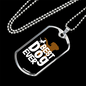 Best Dog Ever Necklace Stainless Steel or 18k Gold Dog Tag 24" Chain-Express Your Love Gifts