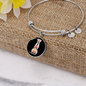 Best Dog Mom Bracelet Stainless Steel or 18k Gold Circle Bangle-Express Your Love Gifts