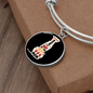 Best Dog Mom Bracelet Stainless Steel or 18k Gold Circle Bangle-Express Your Love Gifts