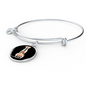 Best Dog Mom Bracelet Stainless Steel or 18k Gold Circle Bangle-Express Your Love Gifts