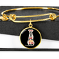 Best Dog Mom Bracelet Stainless Steel or 18k Gold Circle Bangle-Express Your Love Gifts