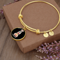 Best Dog Mom Bracelet Stainless Steel or 18k Gold Circle Bangle-Express Your Love Gifts