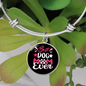 Best Dog Mom Ever Bracelet Stainless Steel or 18k Gold Circle Bangle-Express Your Love Gifts