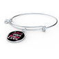 Best Dog Mom Ever Bracelet Stainless Steel or 18k Gold Circle Bangle-Express Your Love Gifts