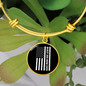 Best Dog Mom Ever Flag Bracelet Stainless Steel or 18k Gold Circle Bangle-Express Your Love Gifts