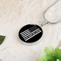 Best Dog Mom Ever Flag Circle Necklace Stainless Steel or 18k Gold 18-22"-Express Your Love Gifts