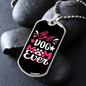 Best Dog Mom Ever Necklace Stainless Steel or 18k Gold Dog Tag 24" Chain-Express Your Love Gifts