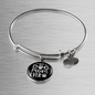 Best Dog Mom Ever TranspArent Bracelet Stainless Steel or 18k Gold Circle Bangle-Express Your Love Gifts