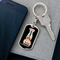 Best Dog Mom Keychain Stainless Steel or 18k Gold Dog Tag Keyring-Express Your Love Gifts