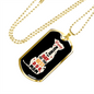 Best Dog Mom Necklace Stainless Steel or 18k Gold Dog Tag 24" Chain-Express Your Love Gifts