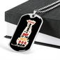Best Dog Mom Necklace Stainless Steel or 18k Gold Dog Tag 24" Chain-Express Your Love Gifts