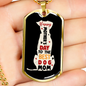 Best Dog Mom Necklace Stainless Steel or 18k Gold Dog Tag 24" Chain-Express Your Love Gifts
