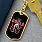 Best Doula Ever Mom Keychain Stainless Steel or 18k Gold Dog Tag Keyring-Express Your Love Gifts