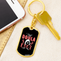 Best Doula Ever Mom Keychain Stainless Steel or 18k Gold Dog Tag Keyring-Express Your Love Gifts