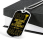 Best Dressing Room Attendant In The Galaxy Necklace Stainless Steel or 18k Gold Dog Tag w 24"-Express Your Love Gifts
