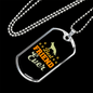 Best Friend Ever Necklace Stainless Steel or 18k Gold Dog Tag 24" Chain-Express Your Love Gifts