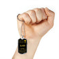 Best Glazier In The Galaxy Necklace Stainless Steel or 18k Gold Dog Tag w 24"-Express Your Love Gifts