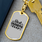 Best Grandma Ever Mom Keychain Stainless Steel or 18k Gold Dog Tag Keyring-Express Your Love Gifts
