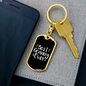 Best Granny Ever Mom Keychain Stainless Steel or 18k Gold Dog Tag Keyring-Express Your Love Gifts