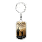 Best I Can Be Dog Tag Pendant Keychain Stainless Steel or 18k Gold-Express Your Love Gifts