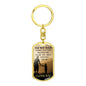 Best I Can Be Dog Tag Pendant Keychain Stainless Steel or 18k Gold-Express Your Love Gifts
